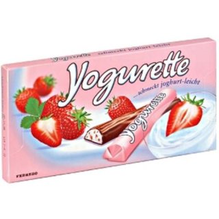 Ferrero Yogurette Erdbeer Riegel (10x100g Packung)