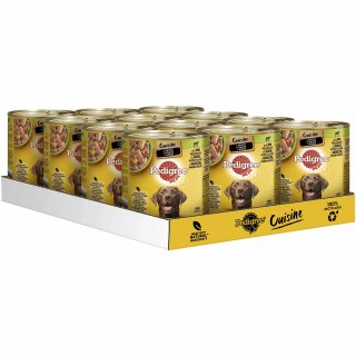Pedigree Dose Cuisine in Sauce mit Lamm, Nudeln und Karotten (12x800 g) VPE