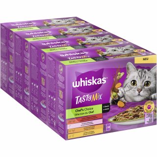 whiskas Tasty Mix Chef´s Choice in Sauce (4x12 x 85 g) VPE
