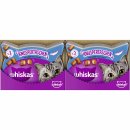 Whiskas Knuspertaschen Lachs (8x60g Packung) VPE