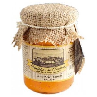 Republica di Cospaia scharfe Gemüsecreme (130ml Glas)