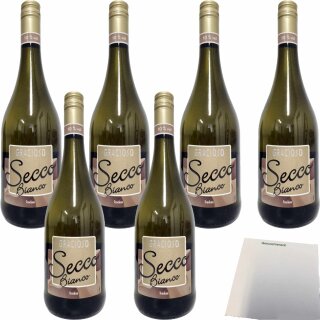 Gracioso Secco bianco VPE (6x0,75l Flasche) + usy Block