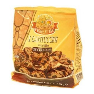 Fiorentino Cantuccini mit Schokostücken (150g Beutel)