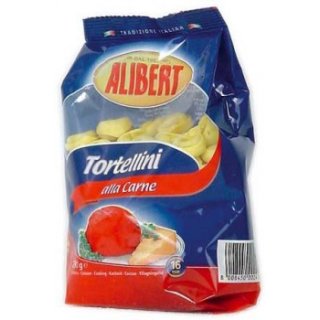 Alibert getrocknete Tortellini mit Fleisch (250g Beutel)