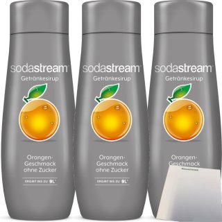 Sodastream syrup orange without sugar (440ml bottle)