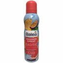 Balea Wasserspray Exotic für Gesicht und Körper 6er Pack (6x150ml Sprayflasche) + usy Block