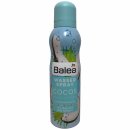 Balea Wasserspray Aqua für Gesicht und Körper 3er Pack + 1x Cocos (4x150ml Sprayflasche) + usy Block