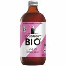 SodaStream Bio Sirup Cassis-Geschmack 3er Pack (3x500ml Flasche) + usy Block