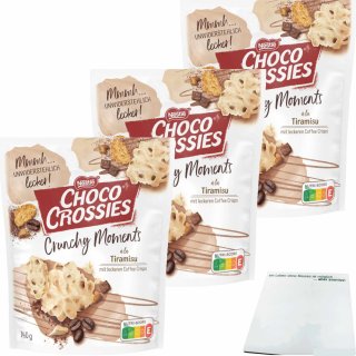 Nestle Choco crossies crunchy moments tiramisu (140g pack)