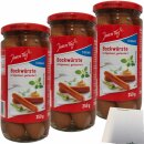 Jeden Tag Bockwürste in Eigenhaut schmackhaft geräuchert 3er Pack (15x50g) + usy Block