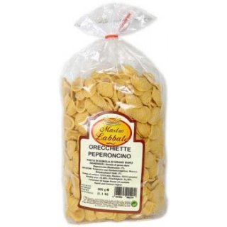 Labbate Orecchiette Pasta mit Chili (500g Beutel)