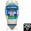 Hellmanns Tzatziki Style Sauce 3er Pack (3x250ml Squeezeflasche) + usy Block
