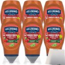 Hellmanns Sundried Tomato & Basil Style Sauce 6er Pack (6x250ml Squeezeflasche) + usy Block