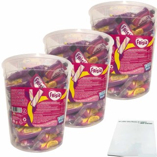 Frisia Schaumzucker Kabel Spekjes 3er Pack (3x420g Runddose einzeln verpackt) + usy Block