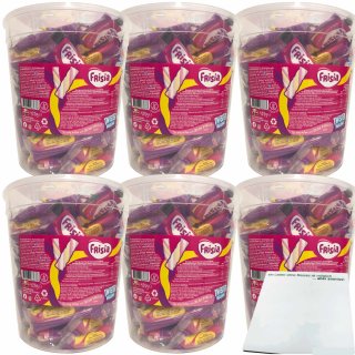 Frisia Schaumzucker Kabel Spekjes 6er Pack (6x420g Runddose einzeln verpackt) + usy Block