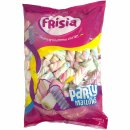 Frisia Schaumzucker Feest Spekken Party Marshmallows 3er Pack (3x1000g XXL Beutel) + usy Block