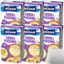 Milram Grieß-Pudding Pur warm und kalt zu genießen 6er Pack (6x1000g Packung) + usy Block