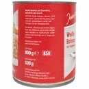 Jeden Tag Weiße Bohnen mit Suppengrün 3er Pack (3x800g Dose) + usy Block