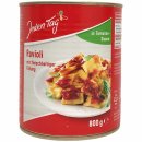 Jeden Tag Ravioli in Tomatensoße mit fleischhaltiger Füllung 3er Pack (3x800g Dose) + usy Block