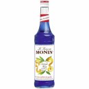 Monin Curacao Blau Sirup 3er Pack (3x0,7 Liter Flasche) + usy Block
