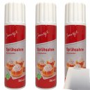 Jeden Tag Sprühsahne 30% 3er Pack (3x250 ml Dose) + usy Block