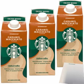 Starbucks Caramel Macchiato Eiskaffee 750ml Packung