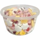Haribo Bunte Blumen 3er Pack (3x150 Stk Runddose) + usy Block