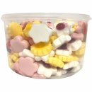 Haribo Bunte Blumen 6er Pack (6x150 Stk Runddose) + usy Block