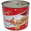 Jeden Tag Cashews pikant gewürzt Cashewkerne 6er Pack (6x150g Dose) + usy Block