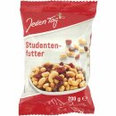 Jeden Tag Studentenfutter mit Rosinen 3er Pack (3x200g Packung) + usy Block
