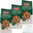 Delacre Cookies Kekse mit Schokoladenstückchen 3er Pack (3x136g Packung) + usy Block