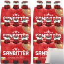 San Pellegrino Sanbitter Rosso alkoholfreier Bitter-Aperitif 6er Pack (36x 0,098 Liter) + usy Block