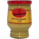 Händlmaier mittelscharfer Senf 3er Pack (3x250ml Glas) + usy Block