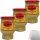 Händlmaier mittelscharfer Senf 3er Pack (3x250ml Glas) + usy Block