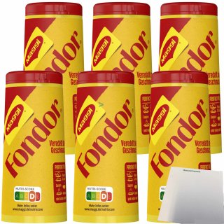 Maggi Fondor Feinwürzmittel Streuer 6er Pack (6x100g) + usy Block