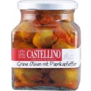 Castellino Grüne Oliven mit Paprikapfeffer (314ml Glas)