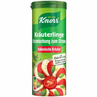 Knorr Kräuterlinge Italienische Art (1x60g Streuer) MHD 06.2023 Restposten Sonderpreis
