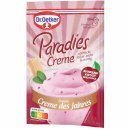 Dr. Oetker Paradies Creme Amarena Kirsch Geschmack schmeckt locker-leicht und cremig 6er Pack (6x56g Beutel) + usy Block