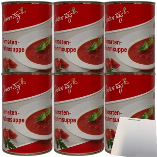 Jeden Tag Tomatenrahm-Suppe 6er Pack (6x400ml Dose) + usy Block