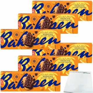 Bahlsen Messino Mango Orange 125g soft biscuits with mango-orange fruit filling and a coat of arms made of whole milk chocolate