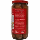 Jeden Tag Schinkenwürstchen 3er Pack (3x 5x50g Glas) + usy Block