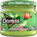 Doritos Nacho Chips Dip Spicy Creamy Guacamol (270g glass)