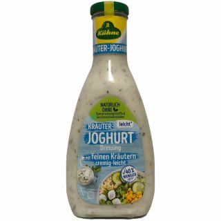 Kühne Salat Dressing Joghurt Kräuter Leicht (500ml Flasche) MHD 13.06.2023 Restposten Sonderpreis
