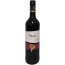 OverSeas Chile Merlot Rotwein trocken 12,5% vol. 3er Pack (3x0,75 Liter Flasche) + usy Block