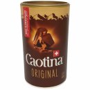 Caotina Original Kakaopulver Getränkepulver aus echter Schweizer Schokolade (500g Dose) + usy Block