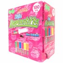 DOK Candy Lippsticks Süße Lippenstifte Spenderbox 6er Pack (600x6g) + usy Block