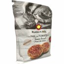 Plaza del Sol Brotchips Tomate geröstetes Brot mit Tomaten und Oregano 3er Pack (3x150g Packung) + usy Block