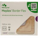 Mölnlycke Mepilex Border Flex selbsthaftender Schaumverband 7,5x7,5 cm 3er Pack (3x5 Stück Packung) + usy Block
