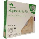 Mölnlycke Mepilex Border Flex selbsthaftender Schaumverband 7,5x7,5 cm 6er Pack (6x5 Stück Packung) + usy Block