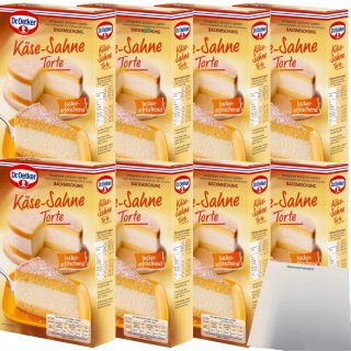 Dr. Oetker Käse-Sahne Torte Backmischung VPE (8x385g Packung) + usy Block